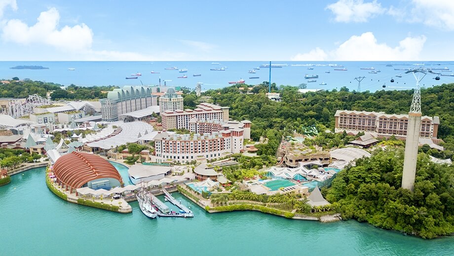 Sunny Singapore and Sentosa Island