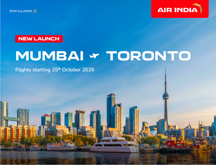 Air India expands services to Canada with new Mumbai - Toronto flights from Oct 25